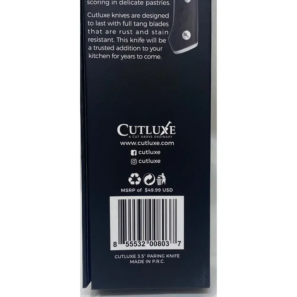 Cutluxe 3.5 Inch Paring Knife Excellent